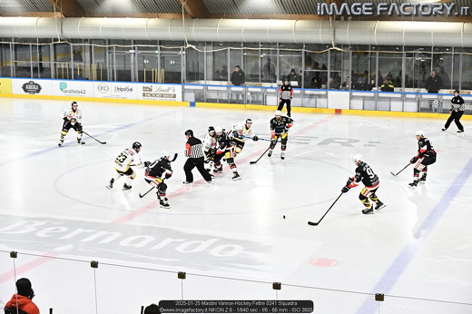 2025-01-25 Mastini Varese-Hockey Feltre 0241 Squadra